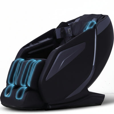 4D Massage Chair: Full Body Zero Gravity Massage Chair Full Body SL Track Chair Massage Black